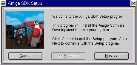 Amiga SDK - Installation