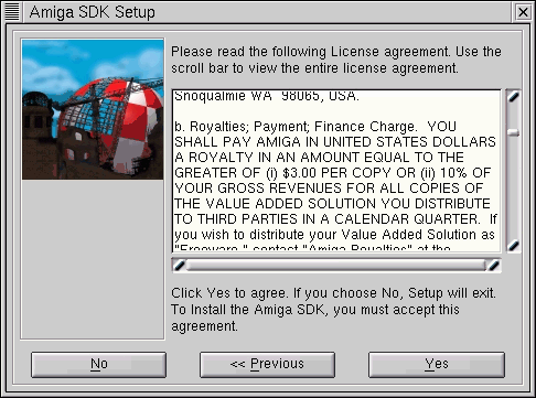 Amiga SDK - Lizenzbestimmungen