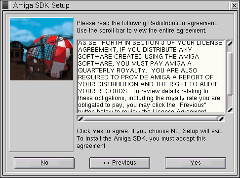 Amiga SDK - Lizenzbestimmungen