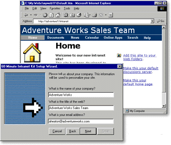Microsoft Office 2000 60 Minute Intranet Kit