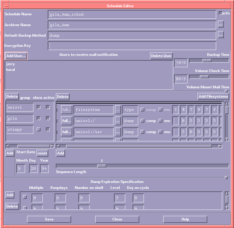 Image showing BART's scheduler