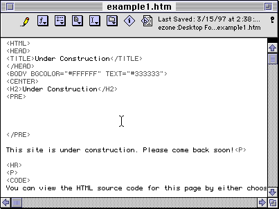 HTML before..